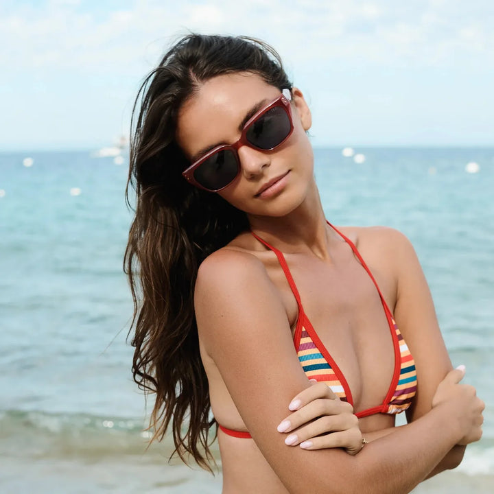 I-SEA - Nova with Ginger Frames and Sky Polarized Lenses
