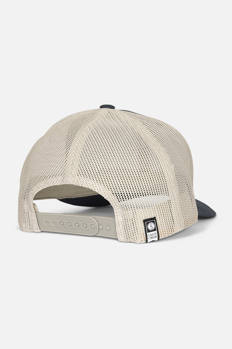 Salty Crew - Surface Retro Trucker Hat in Navy Silver