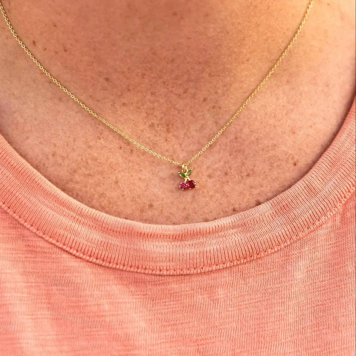 Mauve Jewelry Co. - Mon Cherie Necklace Gold Vermeil