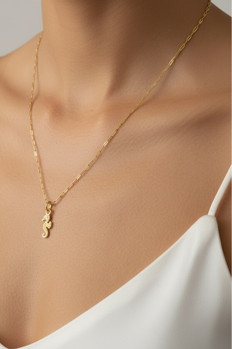 GoldFi - 18k Gold Filled Sea Horse Charm