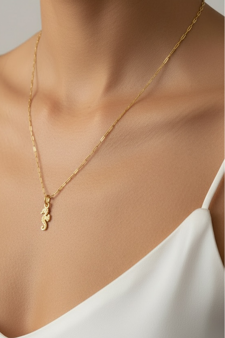 GoldFi - 18k Gold Filled Sea Horse Charm
