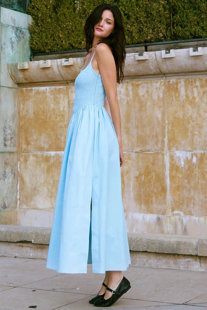 Strawberry Paris - Audrey Dress in Powder Blue