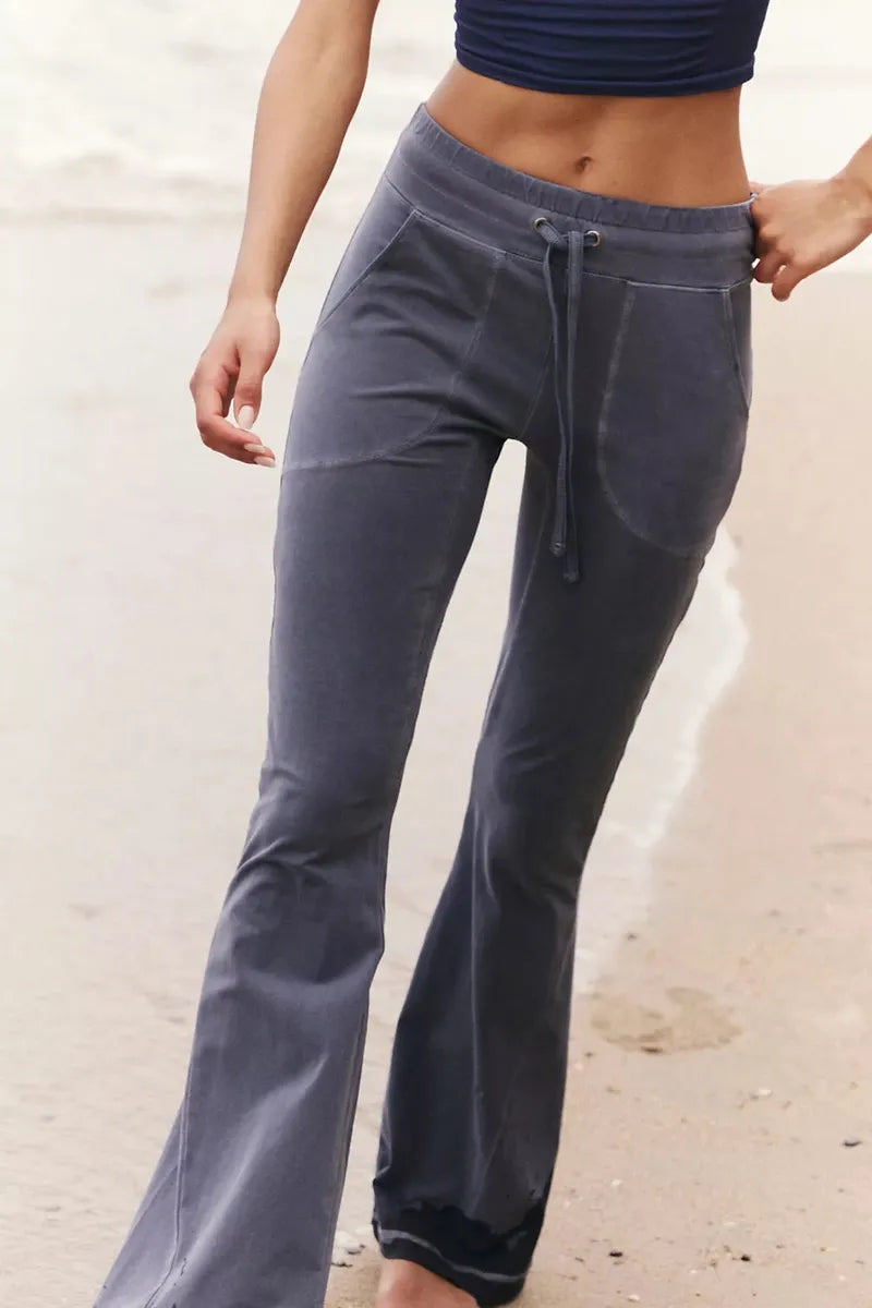 Free People - New Flow Flare Leggings in Vintage Indigo