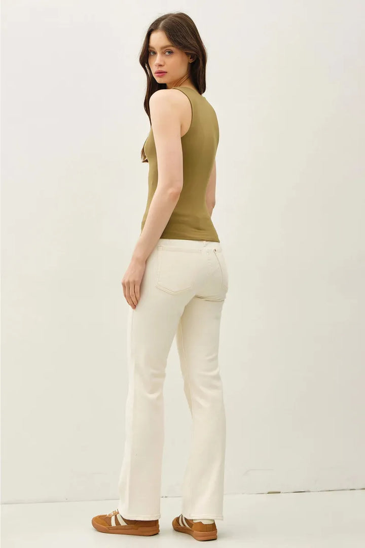 Be Cool - Restock-Soft Core-Double Lined Basic Square Neck Tank