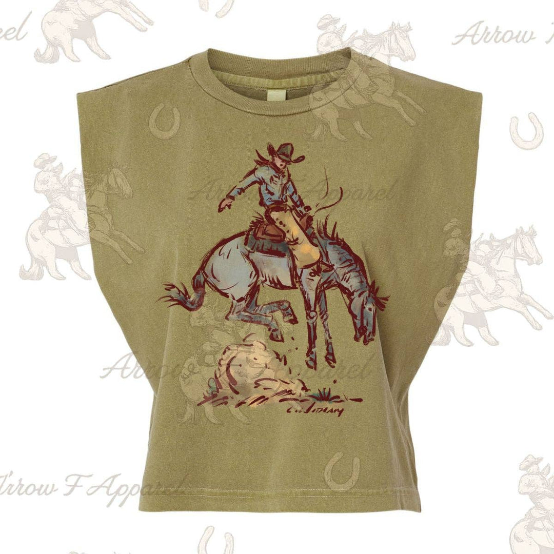 Arrow F Apparel - High Times | Western Graphic Muscle Tank