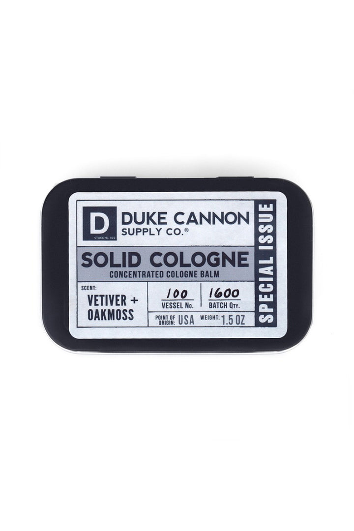 Duke Cannon - Solid Cologne in Vetiver + Oakmoss