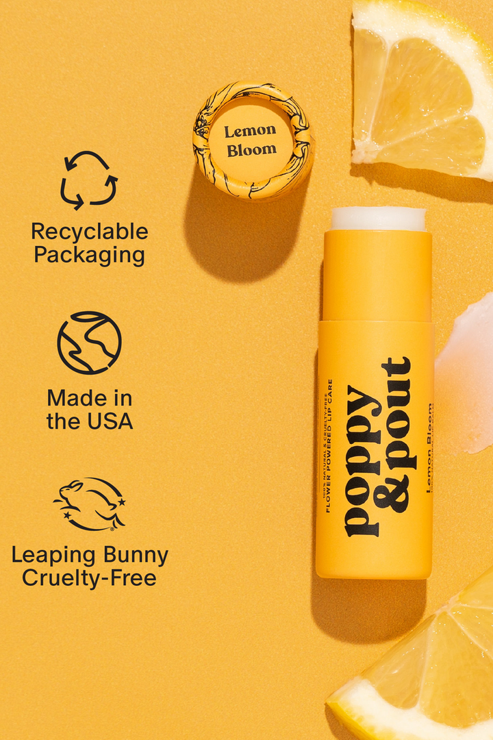 Poppy & Pout - Lip Balm, Lemon Bloom