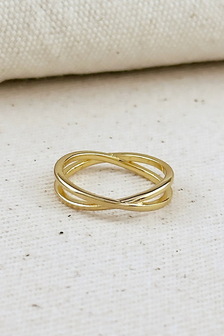 GoldFi - 18k Gold Filled X Ring