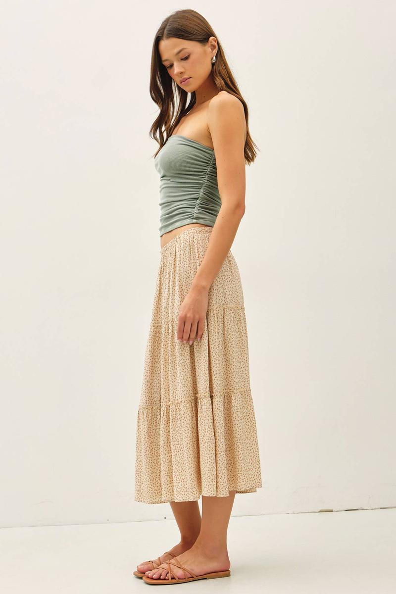 Be Cool - Jersey Ruched Crop Tube Top