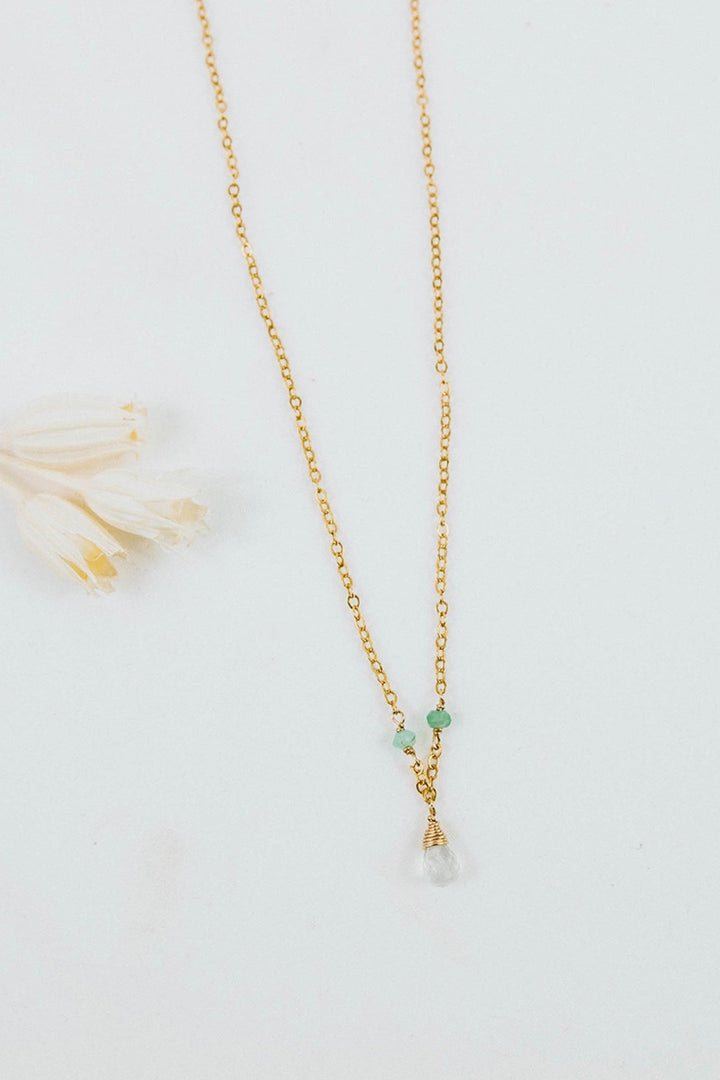 Tree Myriah - Fern Midi Necklace in 14 kt Gold Fill