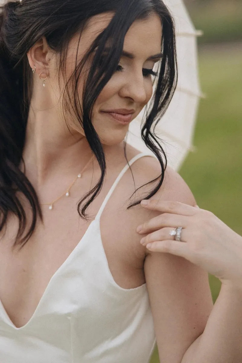Tree Myriah - Chlo Necklace with Freshwater pearl in 14k Gold Fill