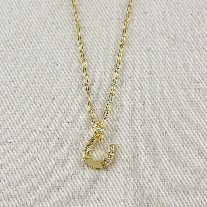 GoldFi - 18k Gold Filled Horseshoe Charm
