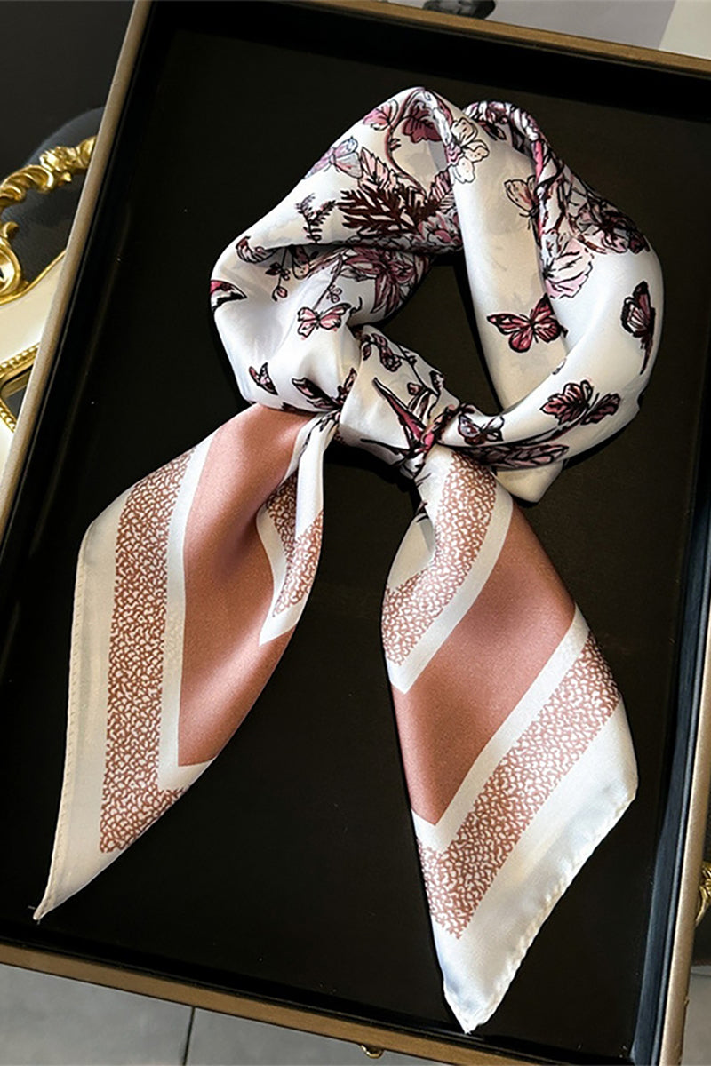 ACCITY - Silky Butterfly Print Scarf