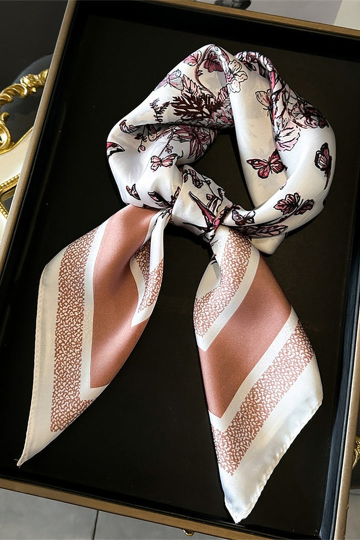 ACCITY - Silky Butterfly Print Scarf