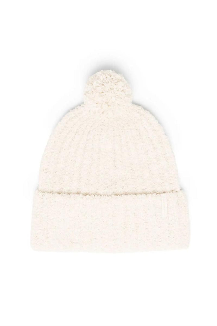 Herschel - Boucle Pom Solid Beanie in Vintage White