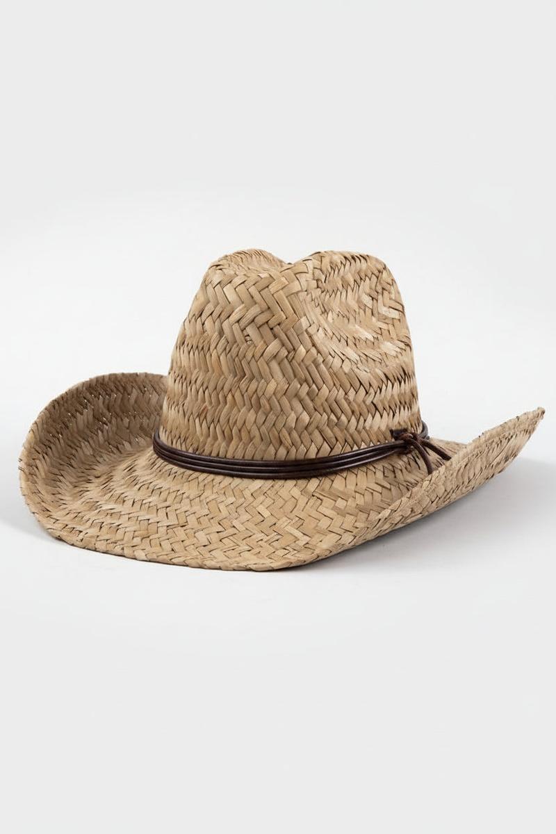 Brixton - Houston II Straw Cowboy in Tan
