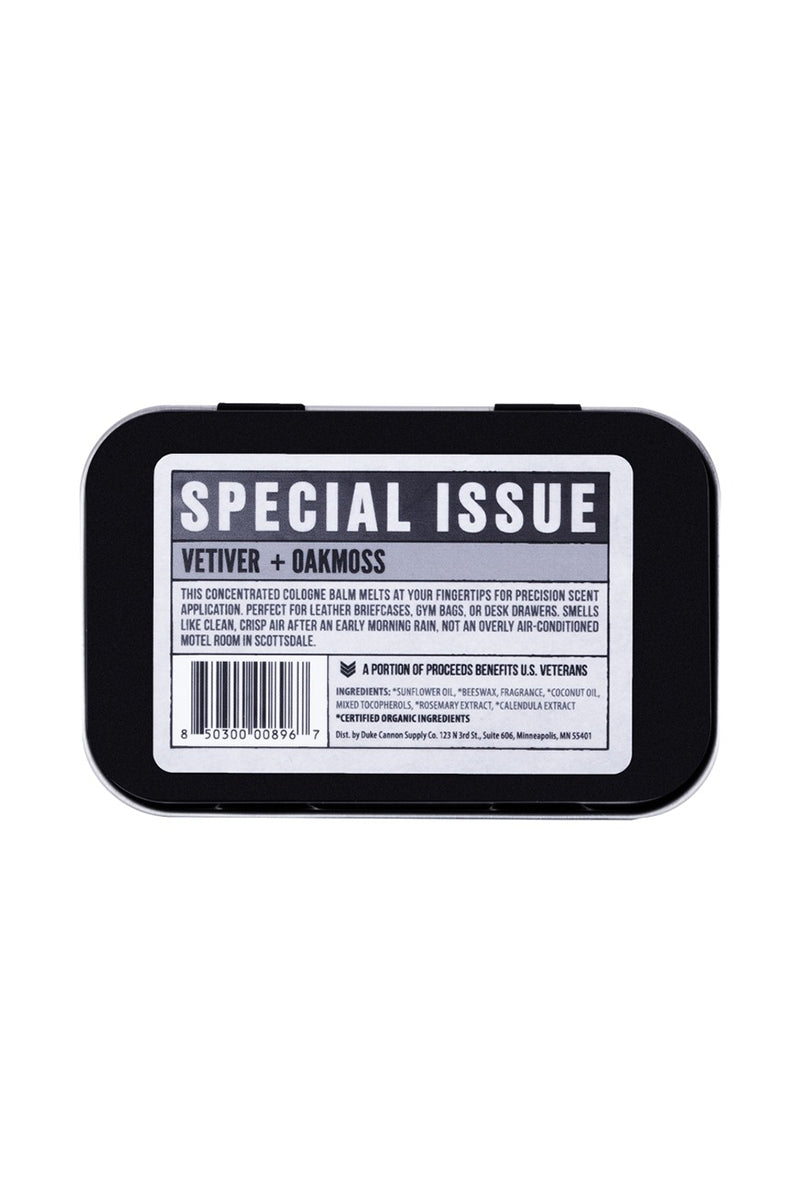 Duke Cannon - Solid Cologne in Vetiver + Oakmoss