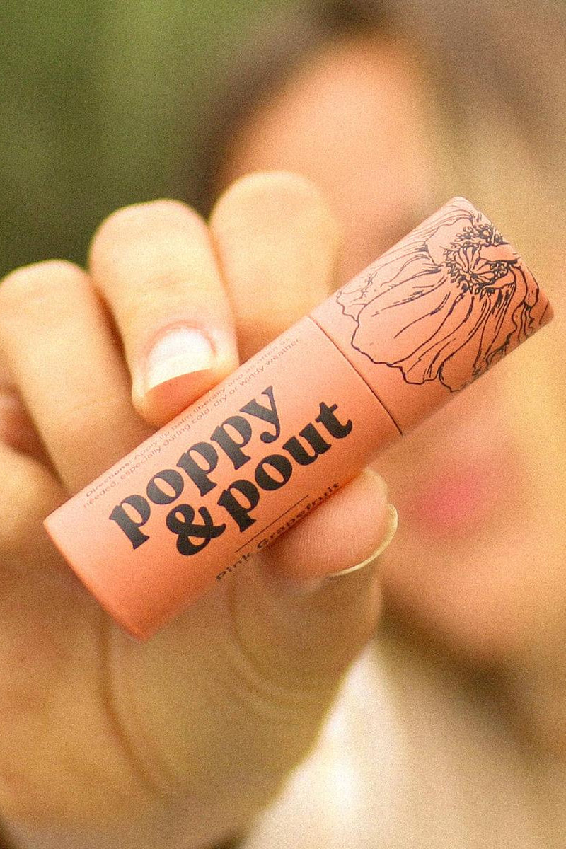 Poppy & Pout - Lip Balm, Pink Grapefruit
