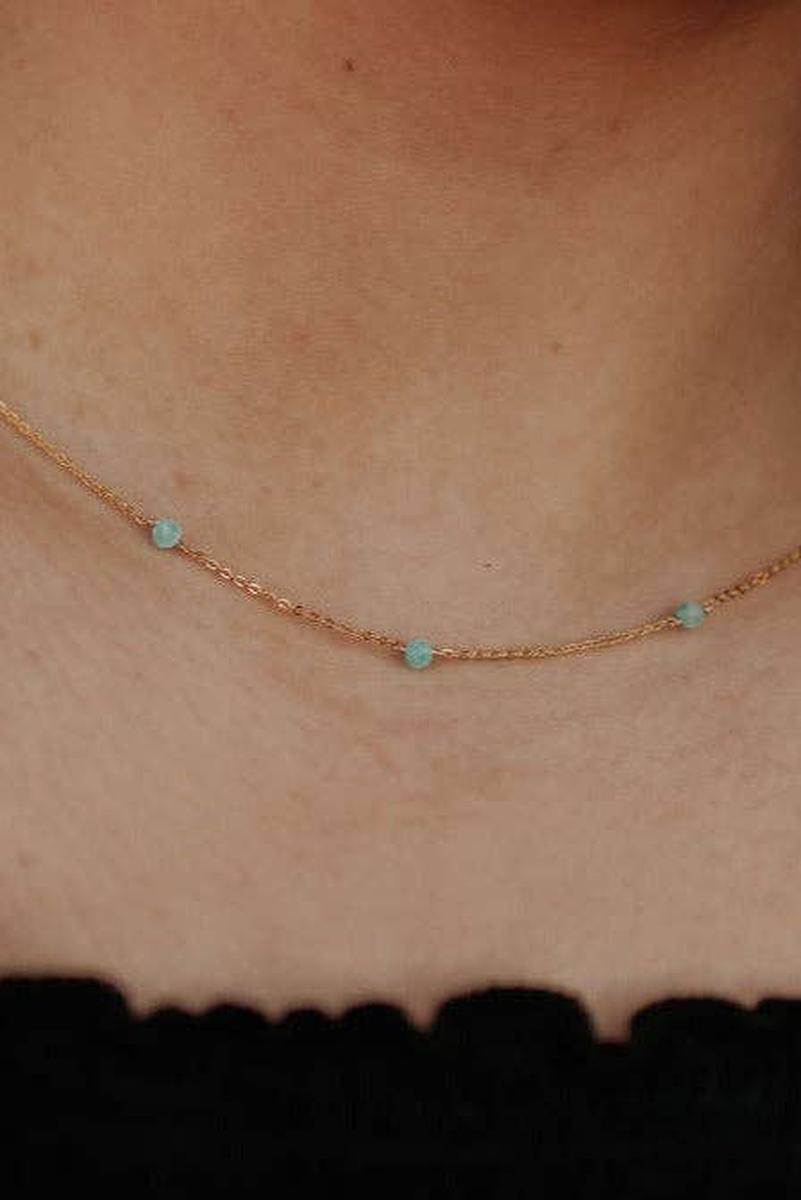 Mauve Jewelry Co. - Malibu Necklace in Turquoise