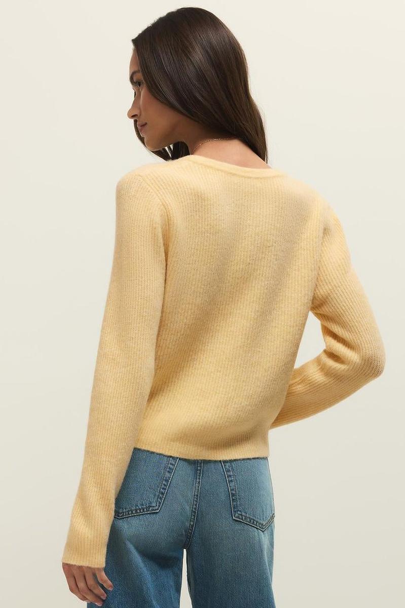 Z Supply - Medina Rib Cardigan in Custard