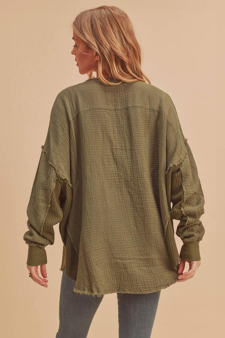 AEMI + CO -  Majorie Top in Olive