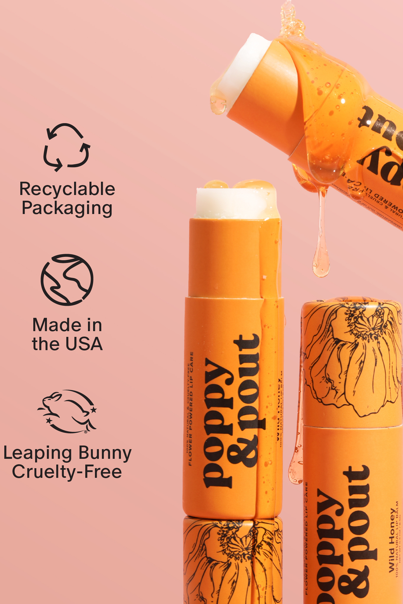 Poppy & Pout - Lip Balm, Wild Honey