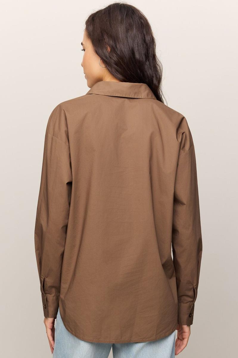 Z-Supply - Elevated Poplin Shirt in Palo Santo
