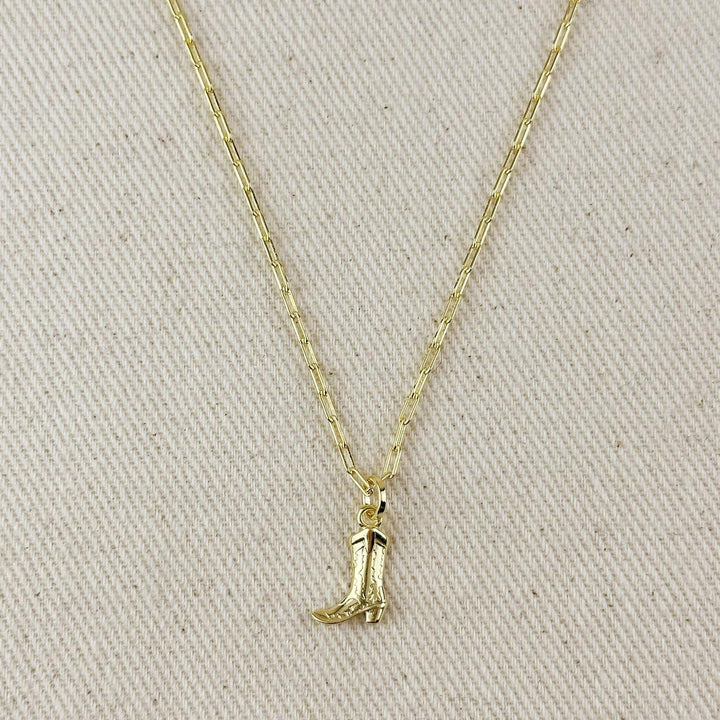 GoldFi - 18k Gold Filled Western Boot Charm