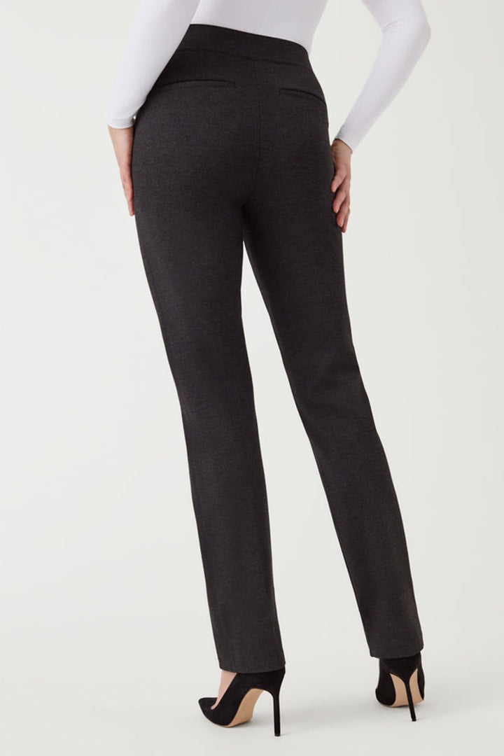 SPANX - The Perfect Pant, Slim Strait in Charcoal Heather