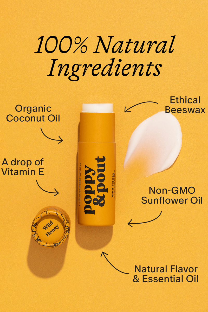 Poppy & Pout - Lip Balm, Wild Honey