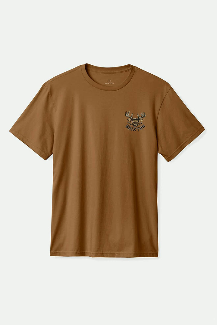 Brixton - Berrick Short Sleeve Shirt in Washed Copper