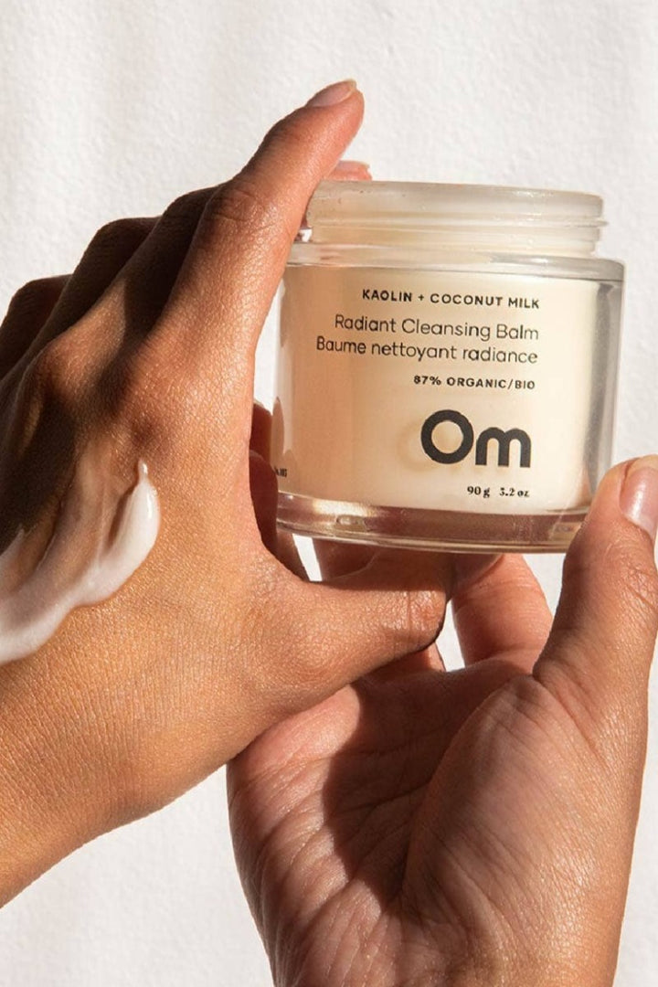 Om Organics - Radiant Cleansing Balm - Kaolin and Coconut Milk