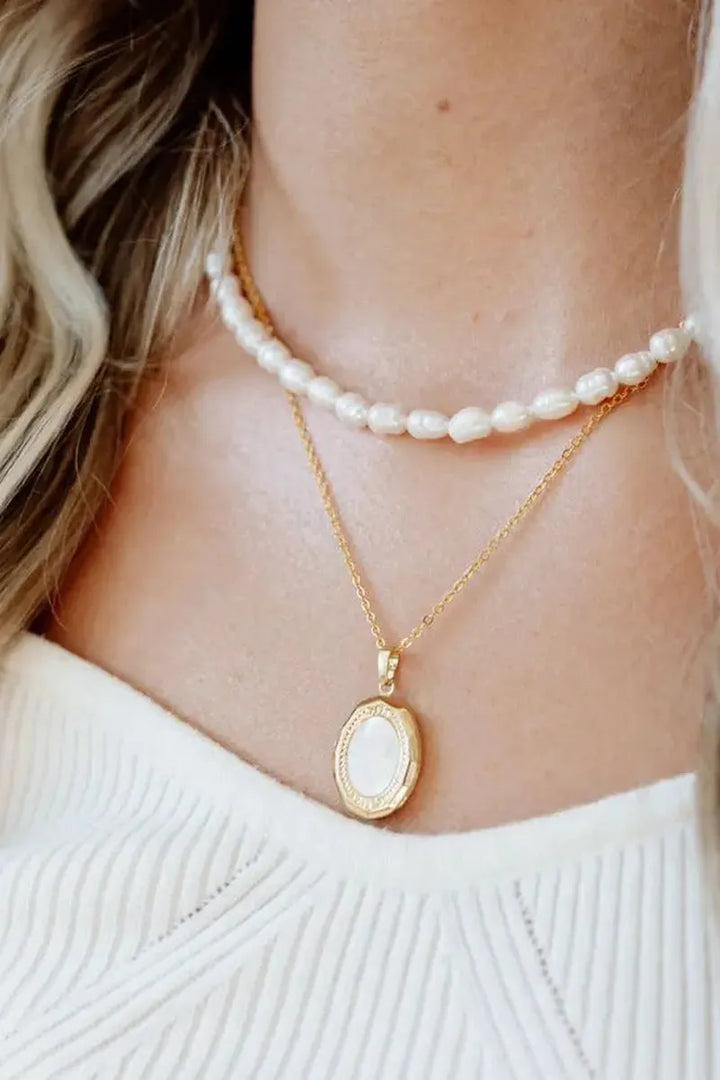 Mauve Jewelry Co. - Isabelle Locket Necklace
