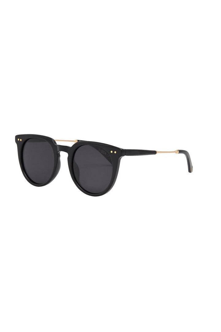 I-SEA - Ella in Black Frames with Smoke Polarized lenses