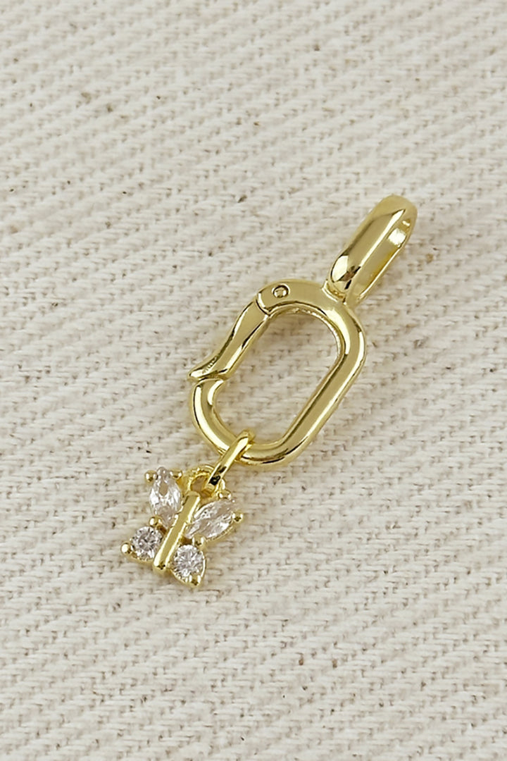 GoldFi - 18k Gold Filled Cubic Zirconia Butterfly Charm