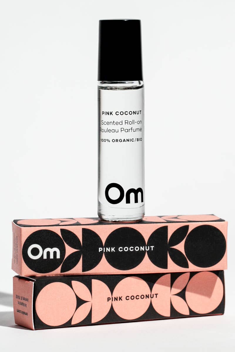 Om Organics - Pink Coconut Scented Roll On