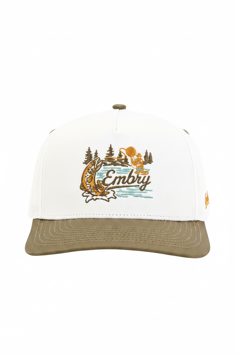 Embry Outdoors - Angler in White/Olive