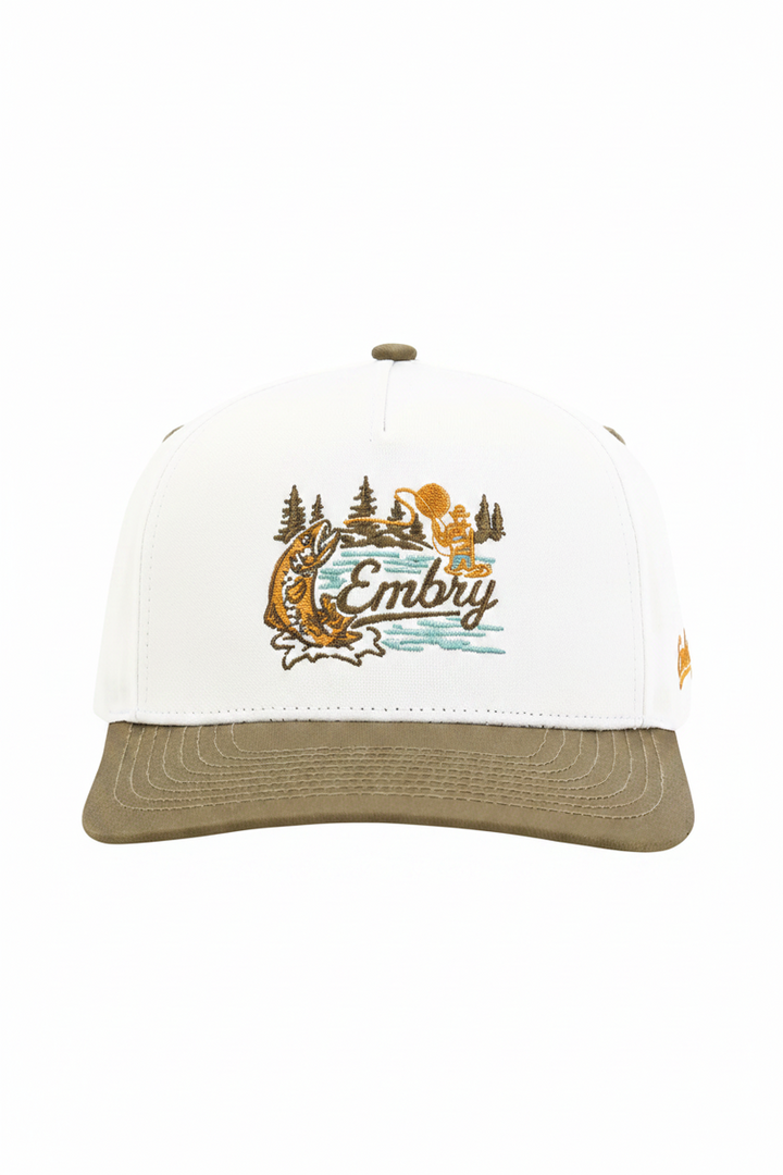 Embry Outdoors - Angler in White/Olive