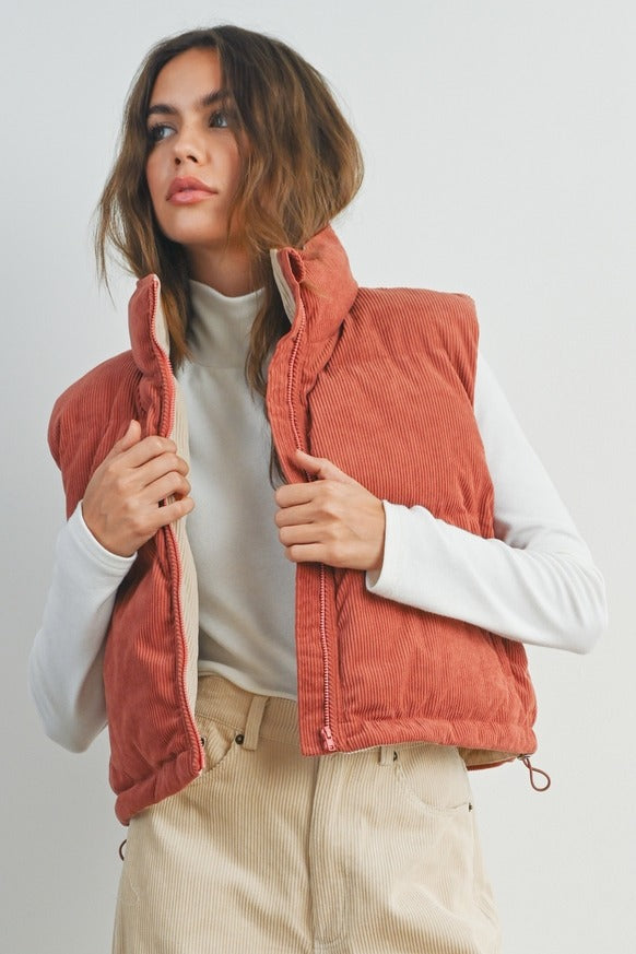 Dress Forum - Fall Adoreme Corduroy Puffer Vest