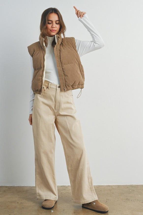 Dress Forum - Fall Adoreme Corduroy Puffer Vest