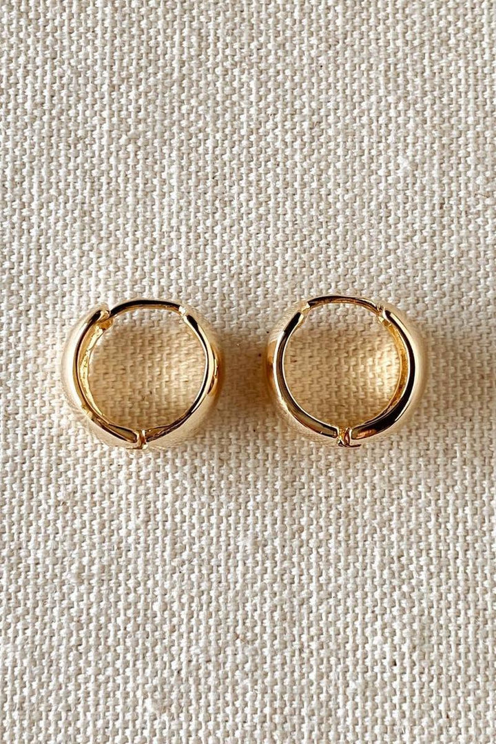 GoldFi - 18k Gold Filled Chunky Clicker Earrings