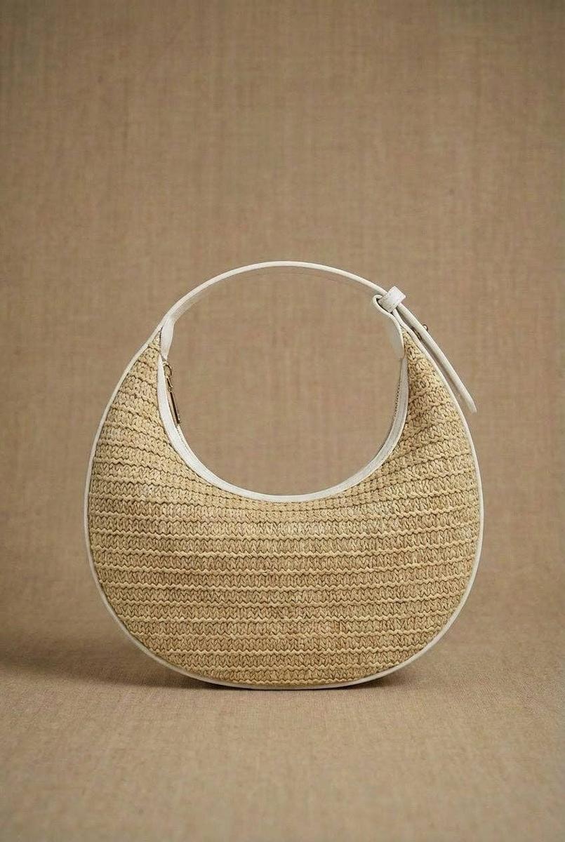 Urban Daizy - Woven Straw Convertible Bag
