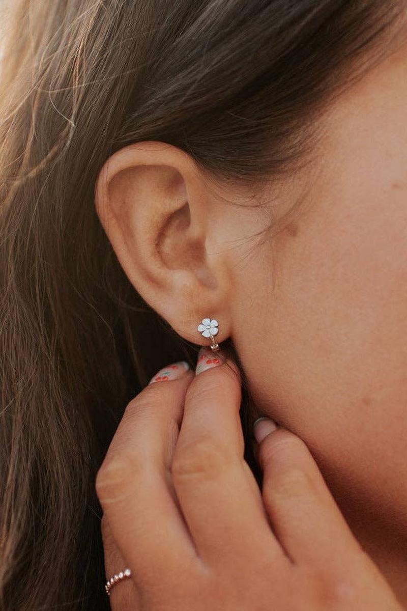 Mauve Jewelry Co. - Flower Mini Hoops