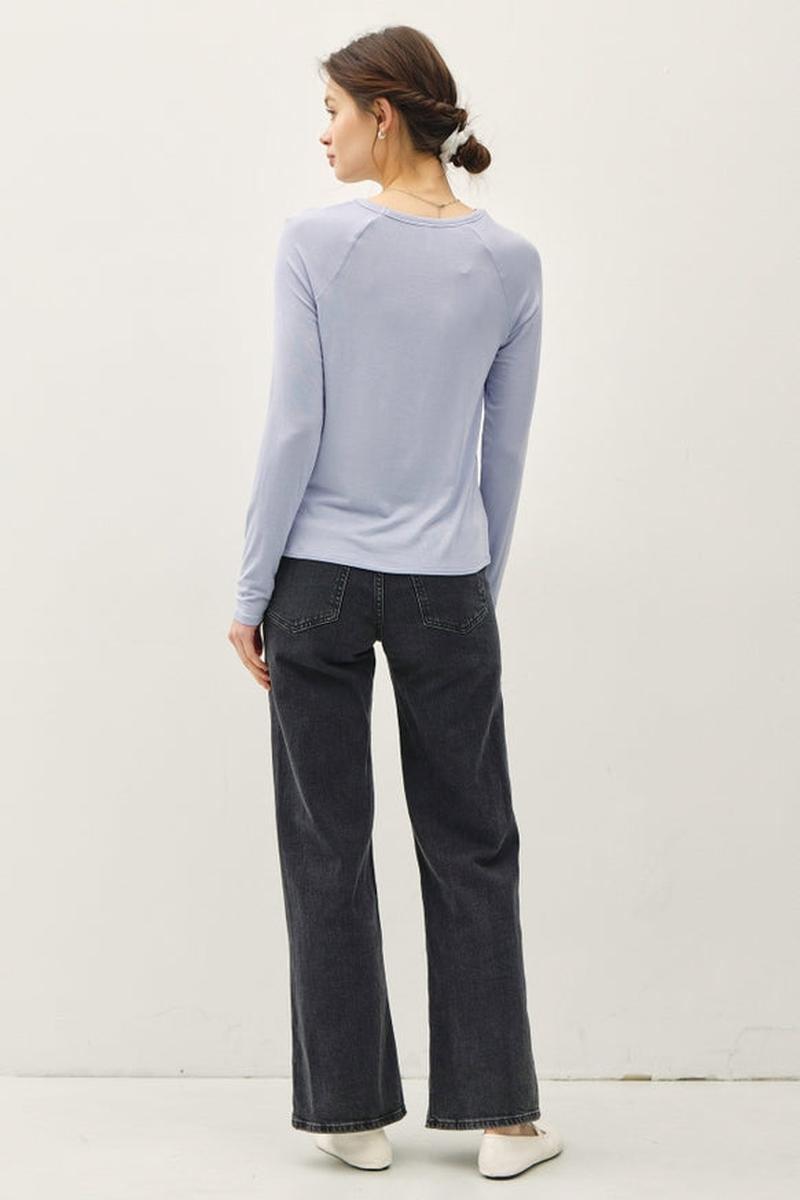 Be Cool - Modal Raglan Sleeve Layering Top