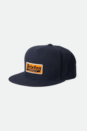 Brixton - Steadfast HP Snapback in Ombre Blue