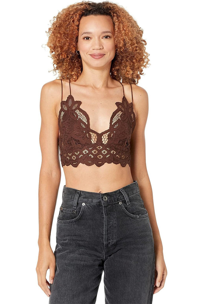 Free People - FP One Adella Bralette in Chocolate Lava – Blue Ox