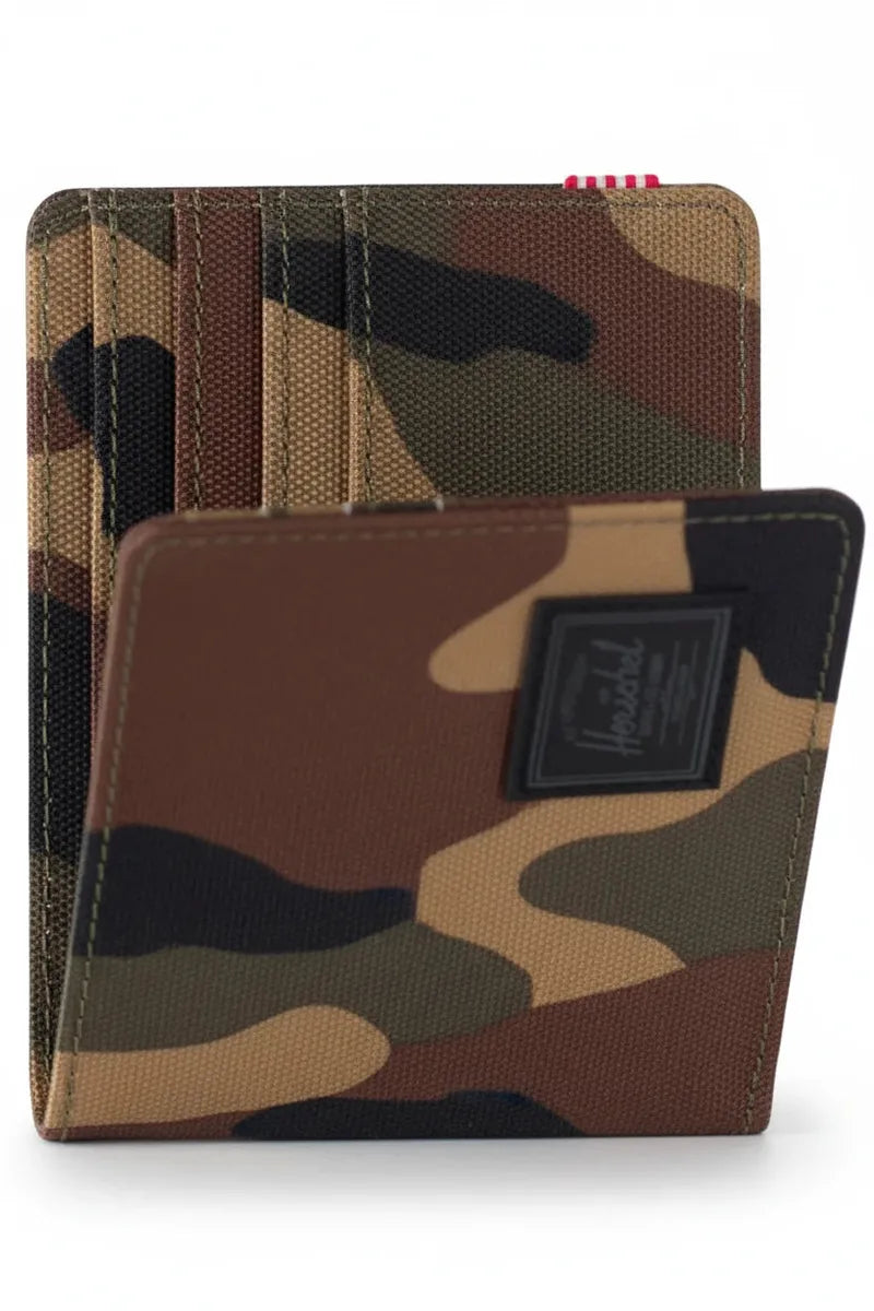 Herschel - Roy Wallet in Woodland Camo Black Label