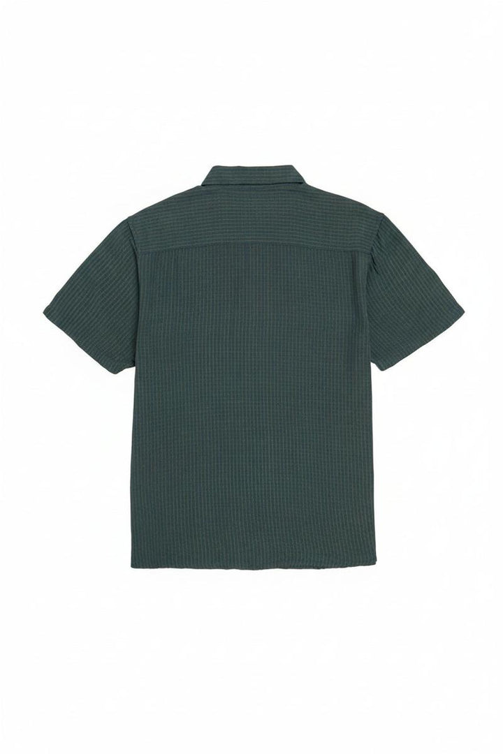 RVCA - Dayshift Plaid Short Sleeve in Duck Blue