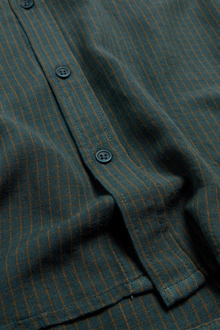 RVCA - Dayshift Plaid Short Sleeve in Duck Blue