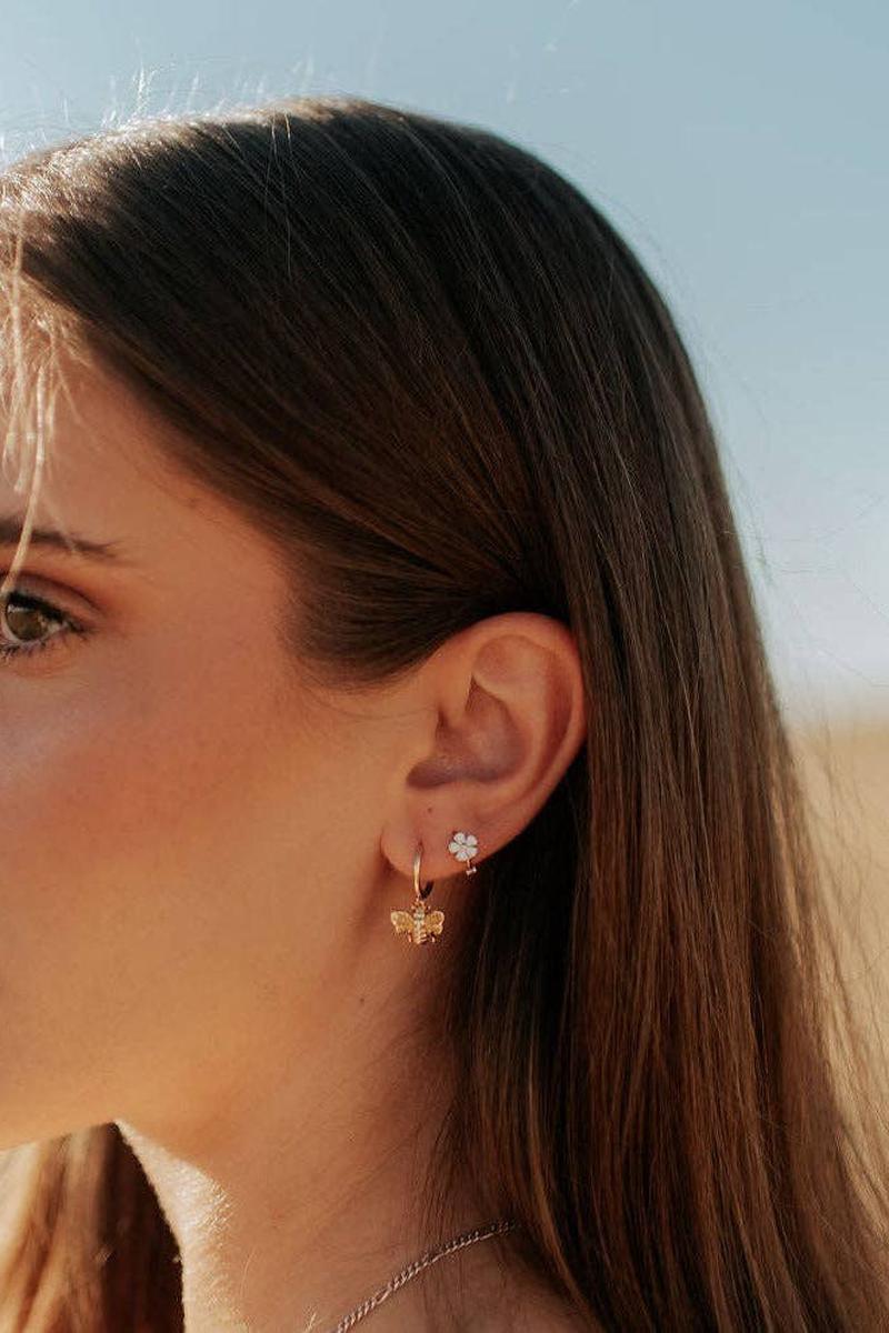 Mauve Jewelry Co. - Flower Mini Hoops